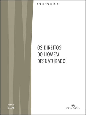 cover image of Os Direitos do Homem Desnaturado
